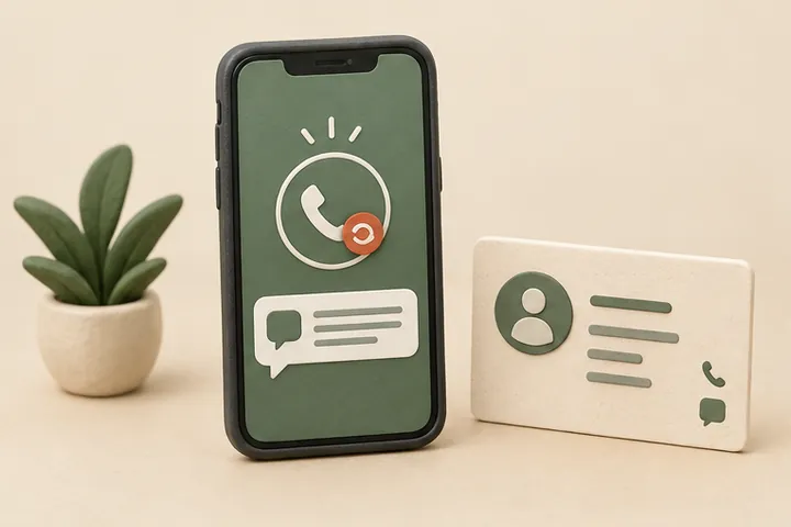 Missed call text back services phone notification