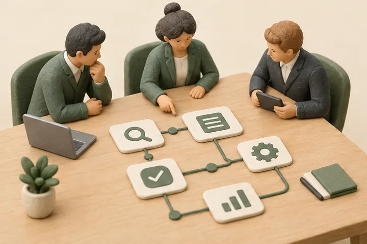 Workflow audit services process review meeting